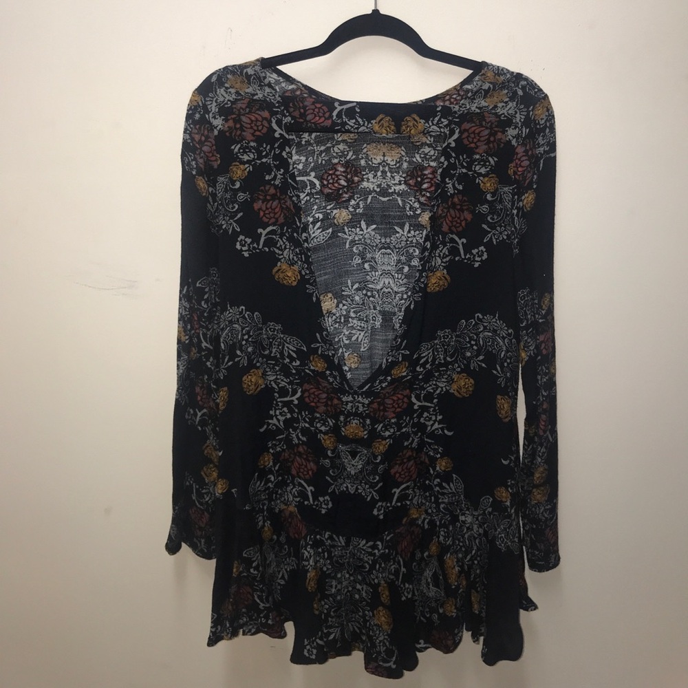 Free People Mini Dress Long Sleeve